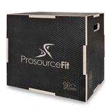 3-in-1 Wood Power Grip Plyometric Box (Option: Large)