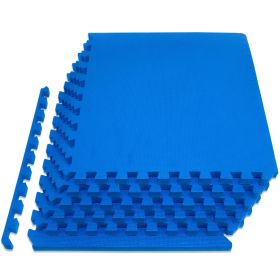 Exercise Puzzle Mat 3/4-in (Option: Blue)