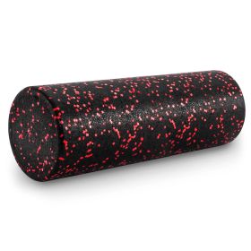 High Density Speckled Foam Roller 18x6-in (Option: Black/Red)