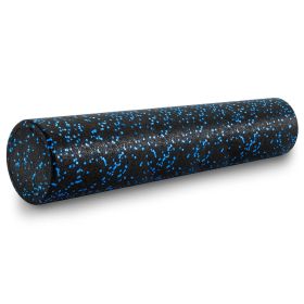 High Density Speckled Foam Roller 36x6-in (Option: Black/Blue)