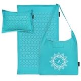 Ki Acupressure Mat and Pillow Set (Option: Bahama Blue)