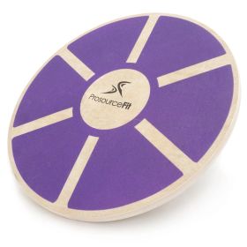 Wooden Balance Board (Option: Purple)