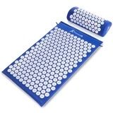 Acupressure Mat and Pillow Set (Option: Blue)