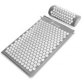 Acupressure Mat and Pillow Set (Option: Grey)