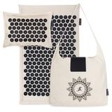 Ki Acupressure Mat and Pillow Set (Option: Onyx Gold)