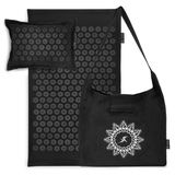 Ki Acupressure Mat and Pillow Set (Option: Black Pearl)