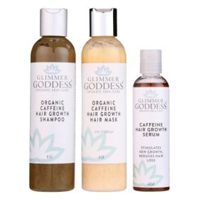 Hair Growth Products (Option: Organic Caffeine Hair Trio (Shampoo + Conditioning Mask + Serum))