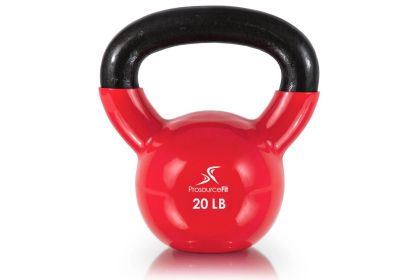 Vinyl Coated Iron Kettlebell (Option: 20lb)