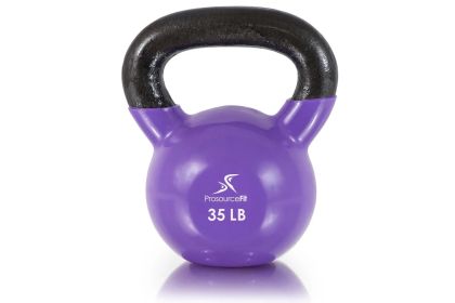 Vinyl Coated Iron Kettlebell (Option: 35lb)